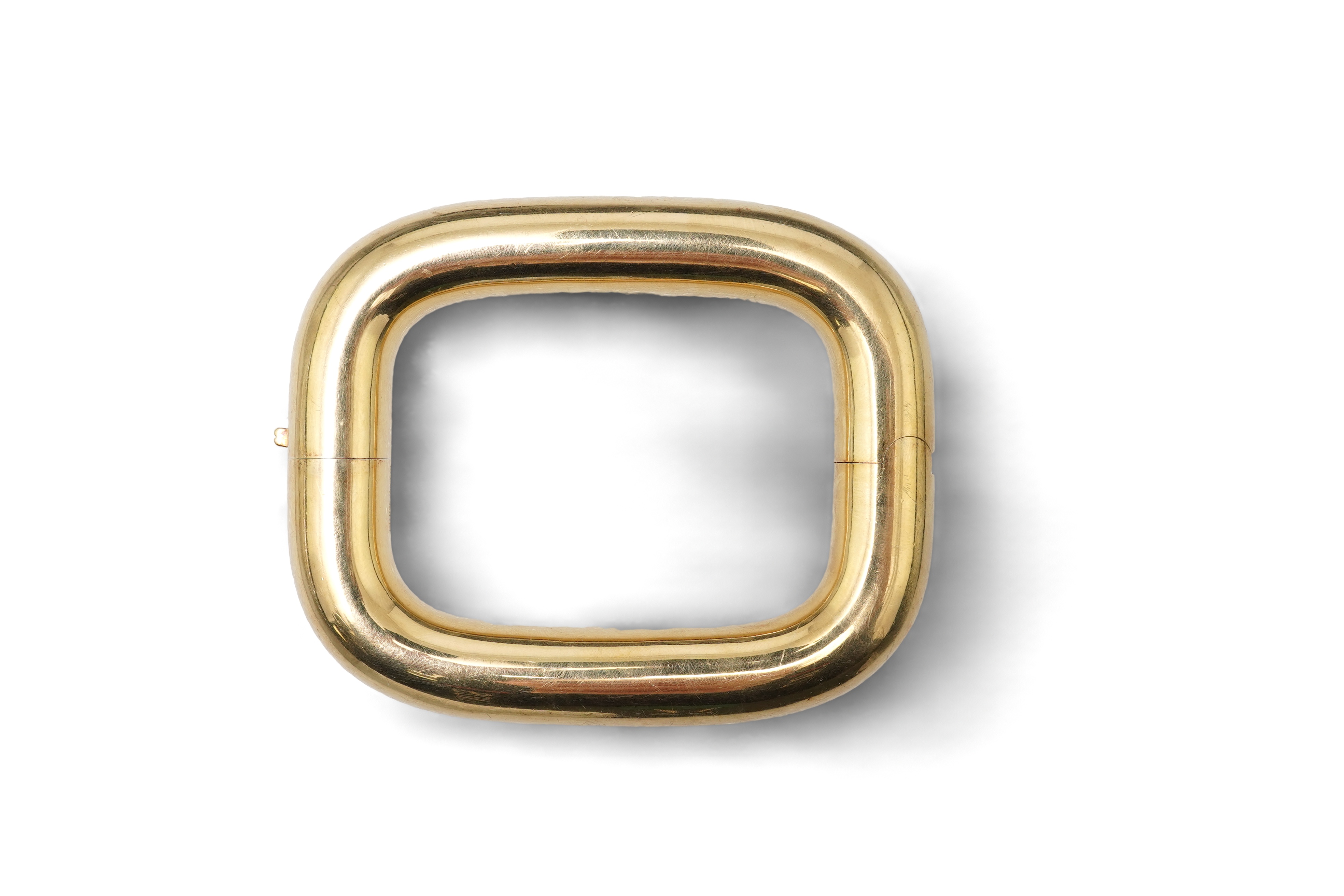 Cartier, a rare 18ct gold 'TV' bangle, London, circa 1975